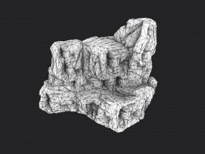 cliff rock collection 002 3D Model