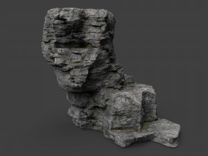 cliff rock 4-1 Model 3D