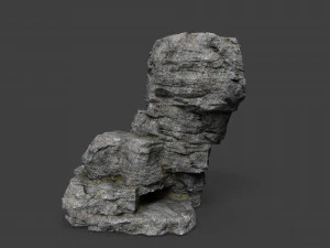 cliff rock 4-1 3D Model