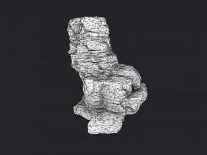 cliff rock 4-1 3D Model