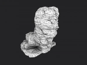 cliff rock 4-1 3D Model