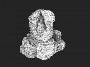 cliff rock 4-2 3D 模型