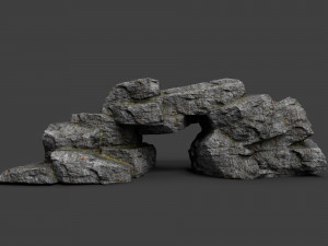 cliff rock 4-2 Model 3D