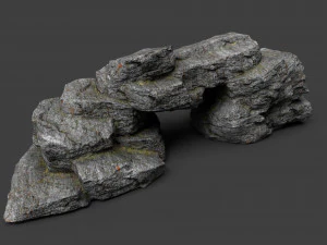 cliff rock 4-2 3D Model