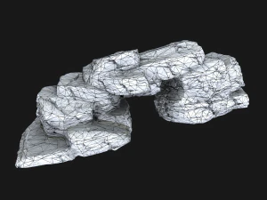 cliff rock 4-2 3D Model
