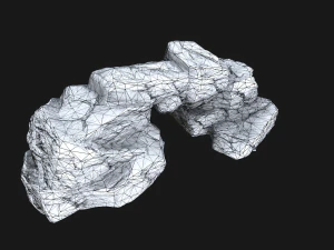 cliff rock 4-2 3D Model