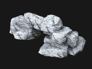 cliff rock 4-2 3D Model