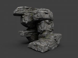 cliff rock 4-2 Model 3D