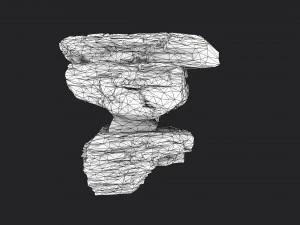 cliff rock 4-2 3D Model