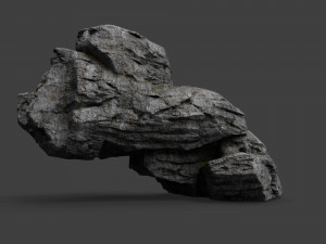 cliff rock 4-5 3D 모델