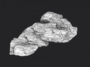 cliff rock 4-5 3D 모델