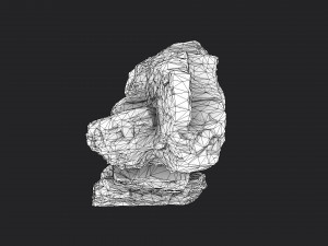 cliff rock 4-5 3D 모델