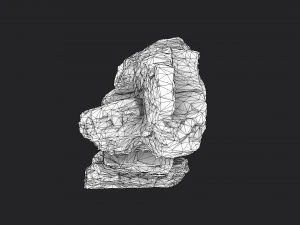 cliff rock 4-5 3D Model