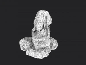cliff rock 4-6 3D Model