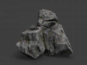 cliff rock 4-7 3D 模型