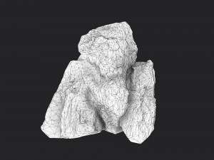 cliff rock 4-7 3D-Modell