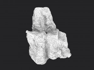 cliff rock 4-7 3D-Modell