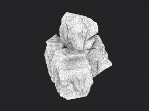 cliff rock 4-7 3D-Modell
