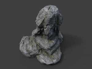 cliff rock collection 004 3D Model