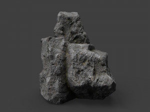 cliff rock collection 004 3Dモデル
