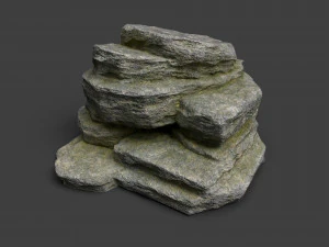 klif rots 5-1 3D Model