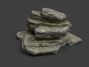 cliff rock 5-1 Model 3D