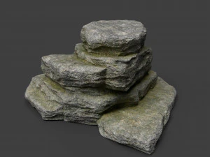 cliff rock 5-1 3D Model