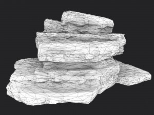 cliff rock 5-1 Model 3D
