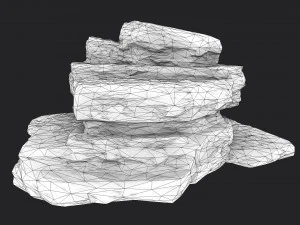 cliff rock 5-1 3D Model