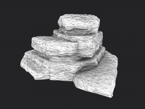 cliff rock 5-1 Model 3D