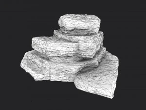 cliff rock 5-1 3D Model