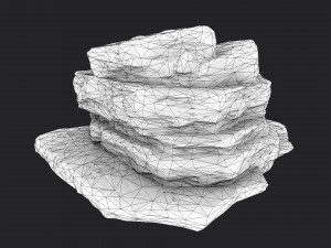 cliff rock 5-1 Model 3D