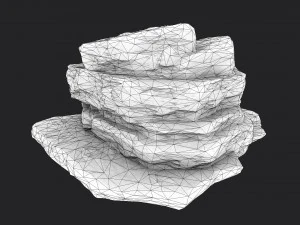 cliff rock 5-1 3D Model