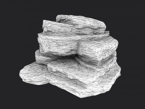 cliff rock 5-1 3D Model