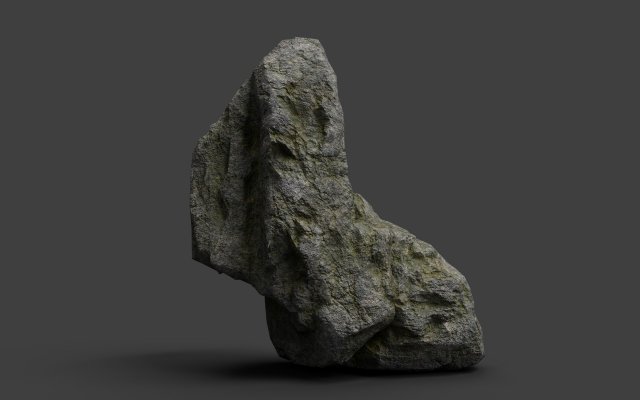 rock 3-2 3D Model .c4d .max .obj .3ds .fbx .stl .blend 