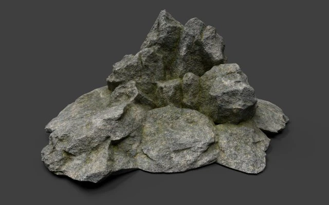 rock 3-10 3D Model .c4d .max .obj .3ds .fbx .stl .blend
