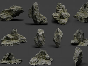 rock collection 003 3D Model
