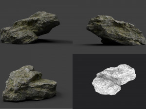 rock collection 003 3D Model