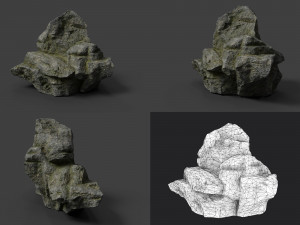 rock collection 003 3D Model