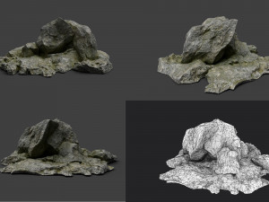 rock collection 003 3D Model