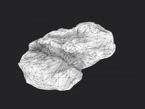 snowy rock 4-1 3D Model