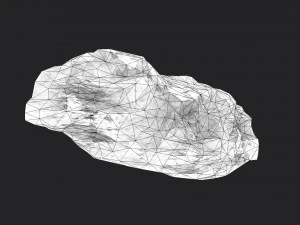 snowy rock 4-1 3D Model