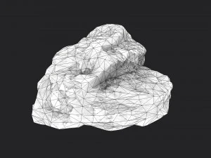 snowy rock 4-1 3D Model