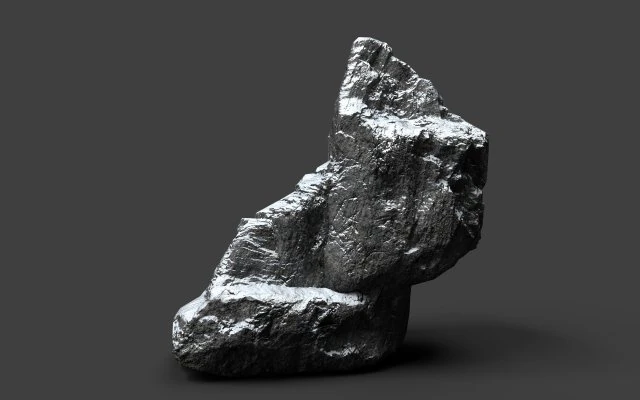 snowy rock 4-2 3D Model .c4d .max .obj .3ds .fbx .stl .blend