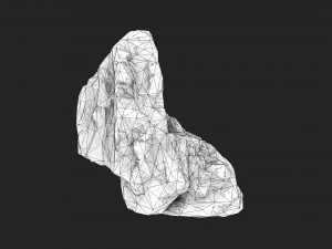 snowy rock 4-2 3D Model