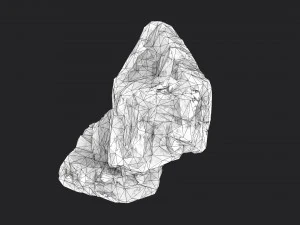 snowy rock 4-2 3D Model