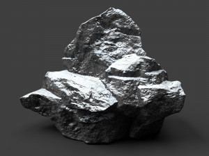 snowy rock 4-4 Model 3D