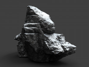 snowy rock 4-4 3D Model