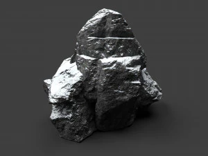 snowy rock 4-4 3D Model
