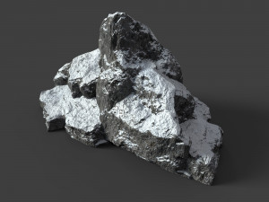 snowy rock 4-5 Model 3D